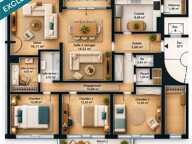 MASSY OPÉRA  106,91 m²  DERNIER ÉTAGE  3 CHAMBRES + POSSIBILITÉ 4  269 000 € — photo 4