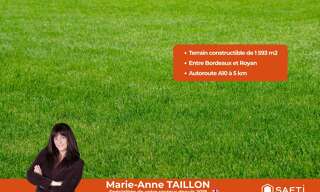 Terrain  1593 m² à vendre à Saint-Ciers-du-Taillon (17240)