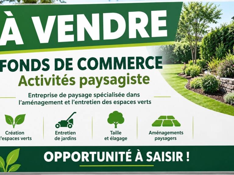 fonds de commerce et matériels, activité paysagiste — photo 1