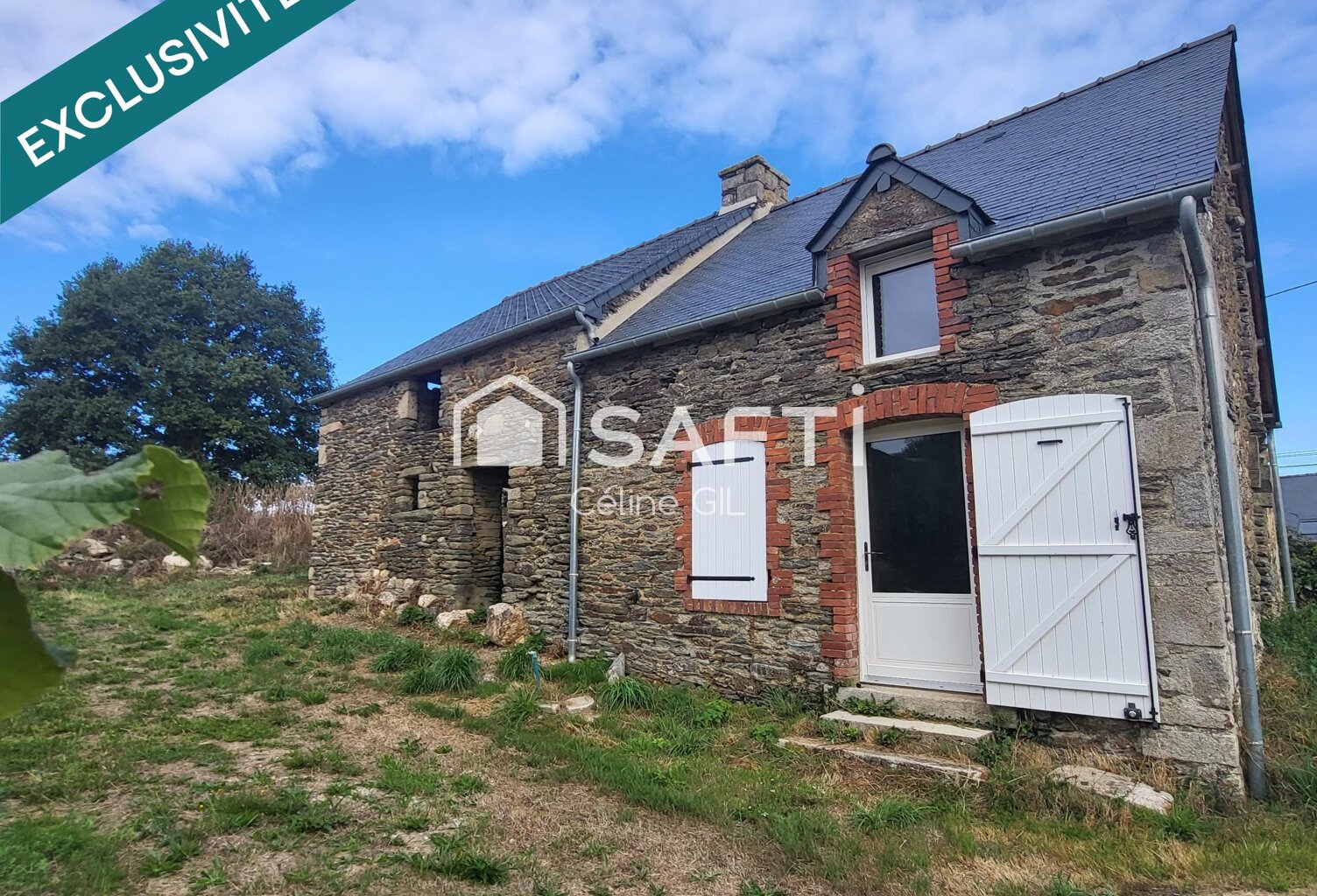 ENSEMBLE EN PIERRE À RÉNOVER  63 M²  BEAU POTENTIEL — photo 1