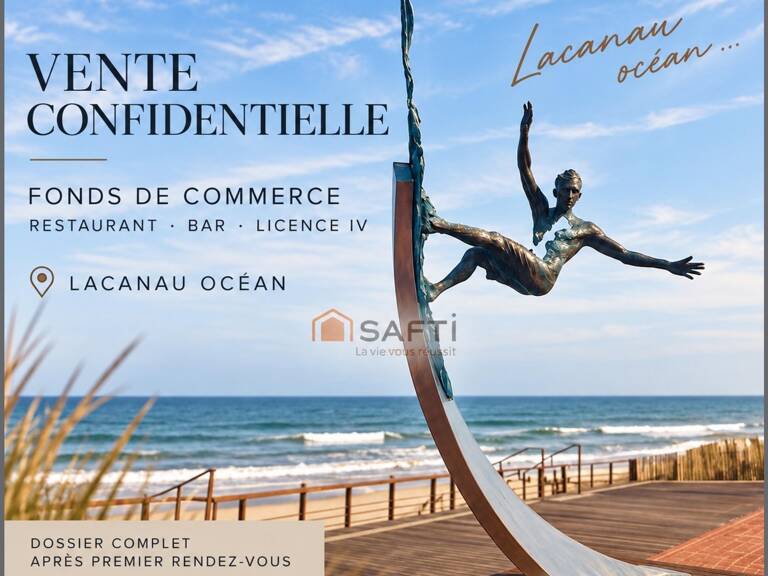 EN VENTE  FONDS DE COMMERCE RESTAURANT / BAR  LACANAU OCEAN — photo 1