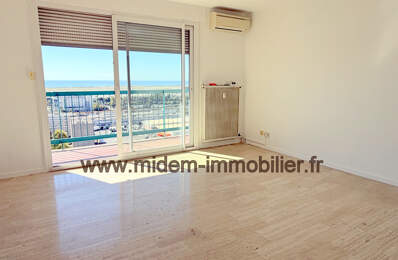 Nice Ouest, 3 P de 64 m2 + terrasse 12 m2 dernier étage vue mer 180o à 204000 euros — photo du bien