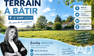 Terrain  400 m² à vendre à Le Barp (33114)