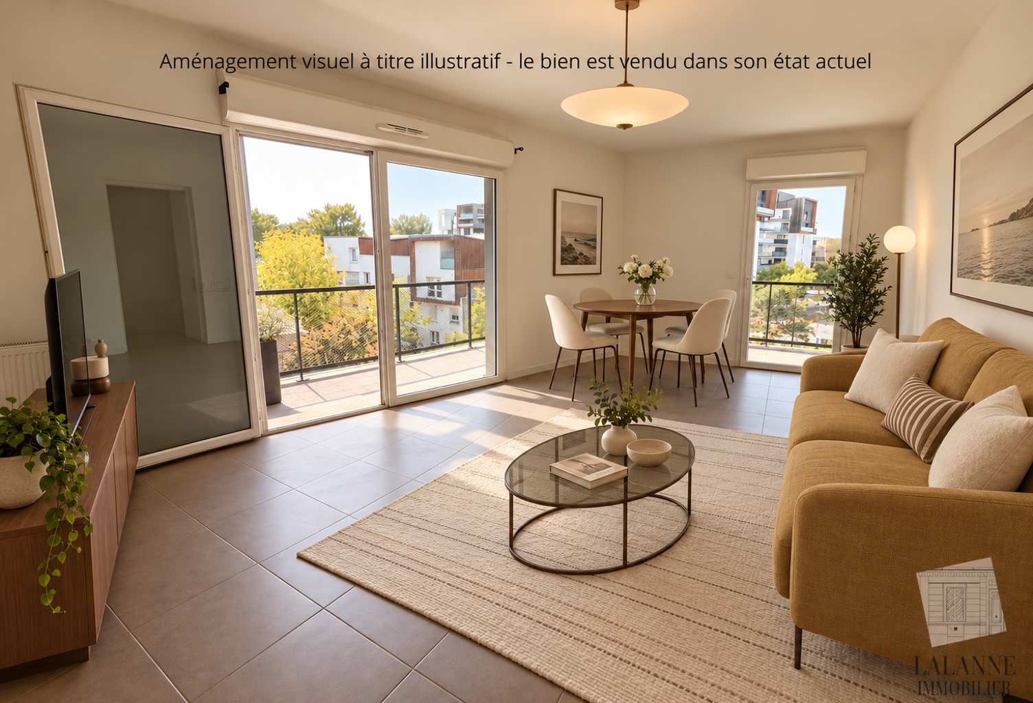 BORDEAUX-LAC GINKO   APPARTEMENT 4 PIÈCES, GRAND BALCON — photo 1