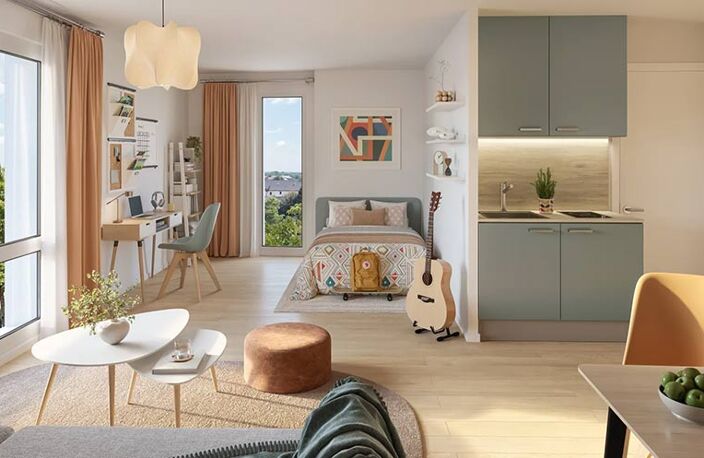À seulement 45 min de Paris Montparnasse. Investissez à Dreux dans un studio prêt à louer à partir de 75 000 € HT (2) — photo 2