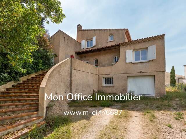 Référence : 6687-ASA. - Maison 5 pieces avec un grand garage — photo du bien