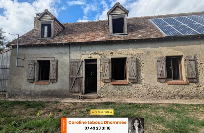 Longère en pierres 3 chambres à restaurer avec jardin et panneaux solaires en campagne — photo 2