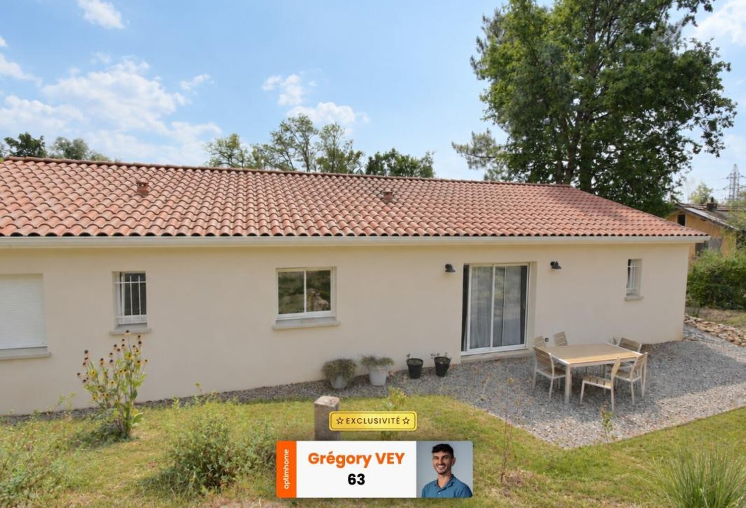 MAISON PLAIN PIED DE 2020 - DPE A - 3 CHAMBRES - GARAGE et JARDIN - HAMEAU CALME — photo 1