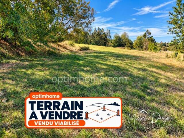 ODARS – Terrain viabilisé de 1 870 m² avec vue imprenable sur le Lauragais — photo du bien