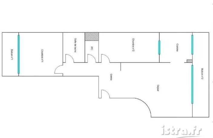 Nice St-Roch : agréable appartement de 54m² avec balcons — photo 4