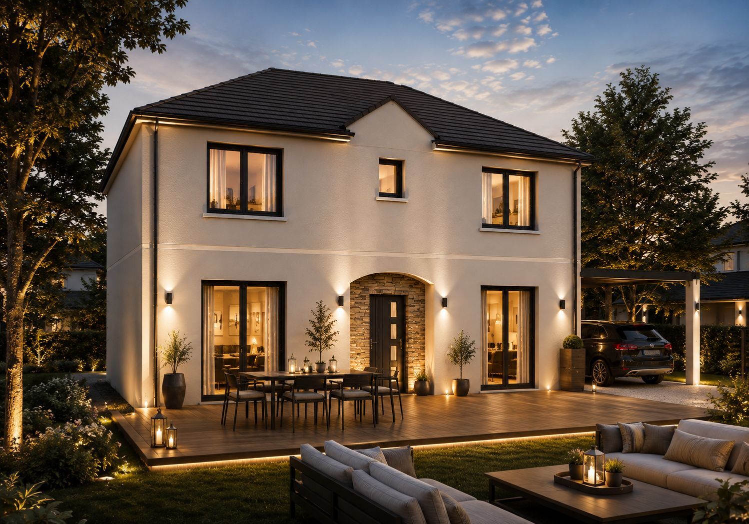 Projet de construction d'une maison 120 m² avec terrain à LE PLESSIS-BELLEVILLE (60)