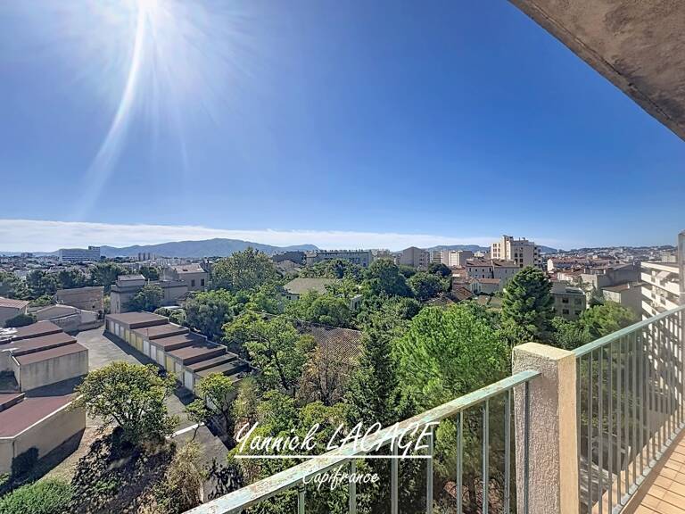 MARSEILLE 4e – T2 43 m² – 7e étage – Balcon filant – Vue panoramique — photo 1