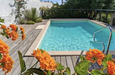 LES ISSAMBRES – PRESTATIONS HAUT DE GAMME – JARDIN PRIVATIF – PISCINE – APERÇU MER — photo du bien