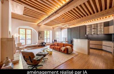 Lyon 9, quais de Saône, bel appartement de 92m², vue Saône et Cachet — photo du bien