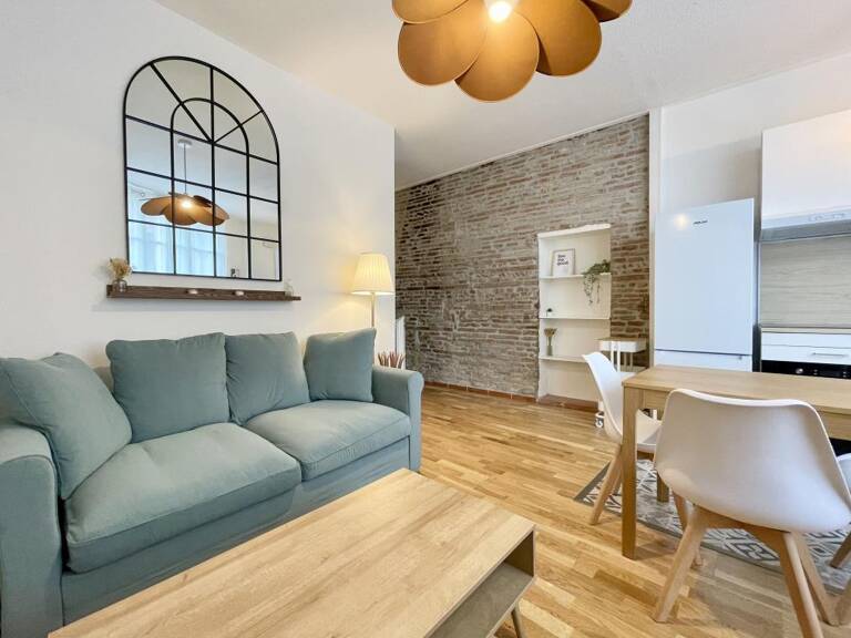 Toulouse  Saint-Cyprien - Appartement T2bis meublé rénové et chaleureux — photo 1