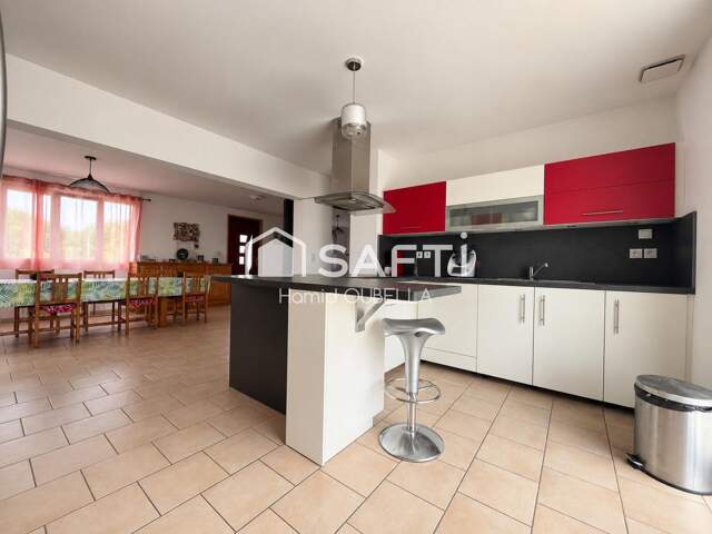 VAAS  Maison familiale de 113 m²  3 chambres  Terrain de 1 420 m² sans vis-à-vis  Sous-sol complet — photo du bien