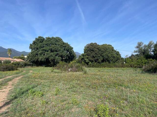 A vendre- Terrain constructible de 900 m2- vue montagnes, Ghisonaccia-Gare — photo du bien