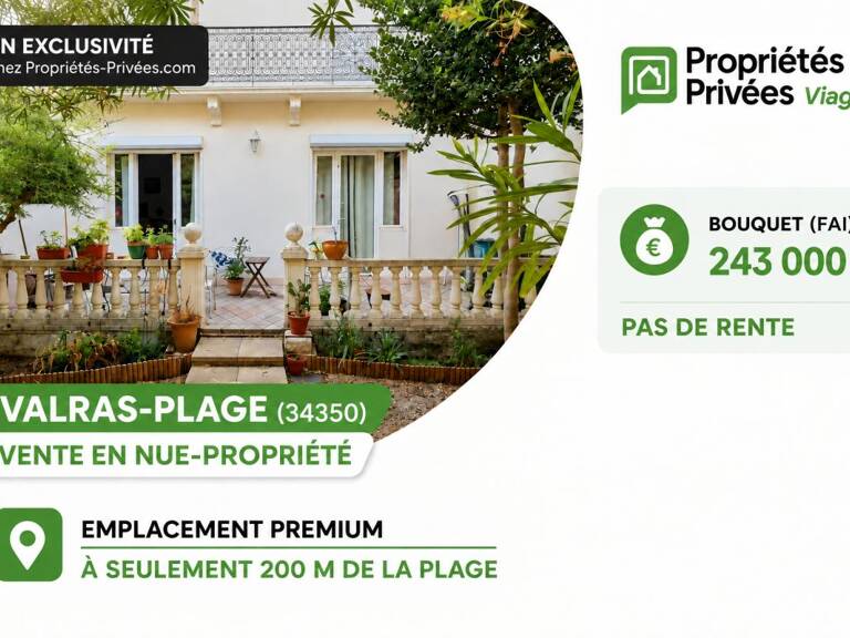 Maison de maître Valras Plage 6 pièce(s) 148 m2 — photo 1