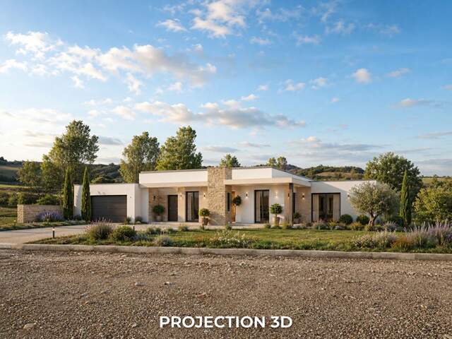Rare ! Terrain plat et arboré de plus de 1 430 m² avec superbe vue — photo du bien