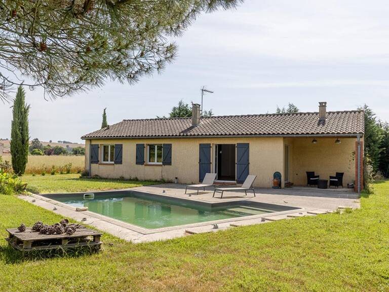 À VENDRE Villa  Plain-pied T4 de 92 m2 avec piscine à Bessières - 31660 — photo 1