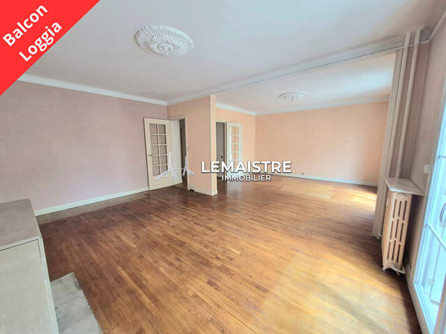 Appartement à vendre - LE HAVRE - 105 m² - 2 chambres - Balcon loggia Sud - Ascenseur — photo du bien