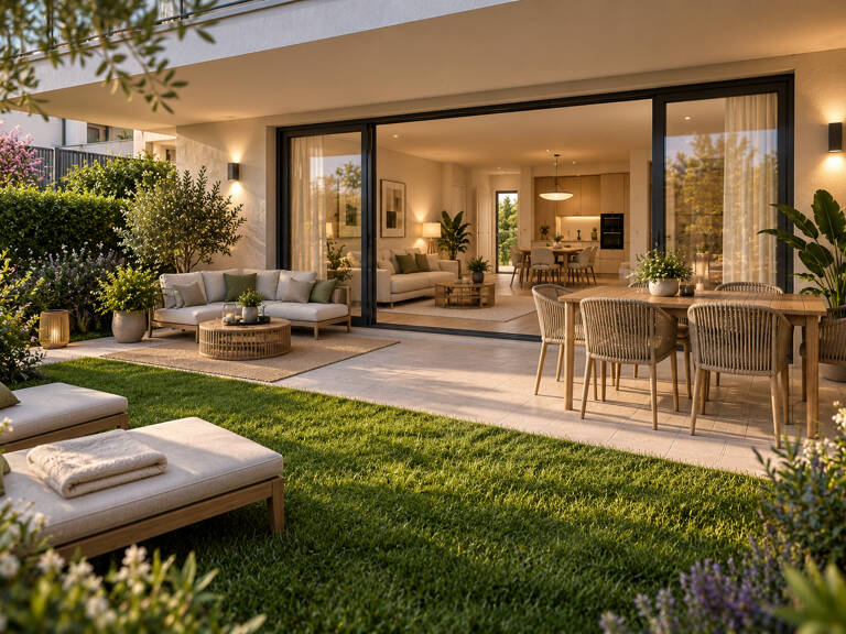 BEAU T3 DE 70 M2 AVEC JARDIN DE 62 M2 TRAVERSANT — photo 1