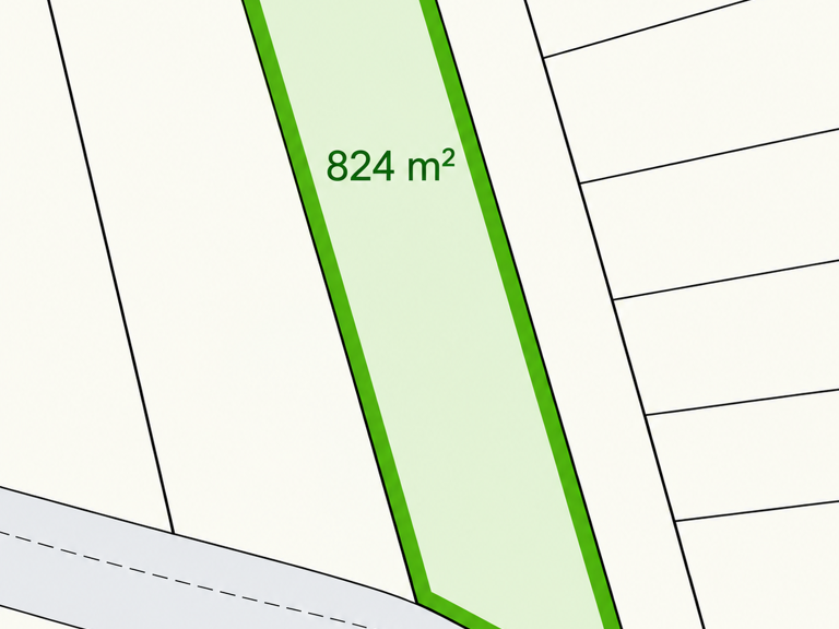 Vente Terrain 824 m&sup2; — photo 1