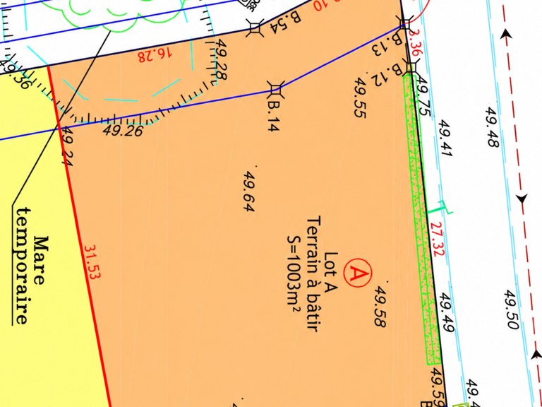 Vente Terrain 1 003 m&sup2; — photo 1