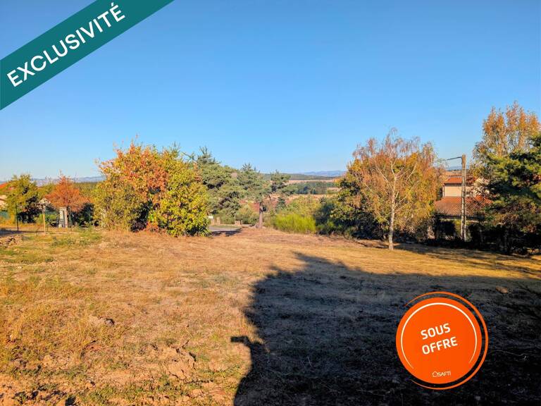 Terrain constructible 900 m² arboré avec vue  proche Montbrison — photo 1