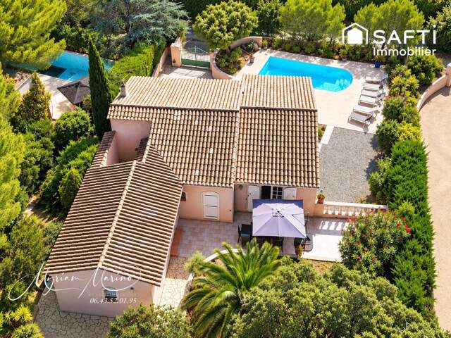 SAINT-AYGULF  VILLA 6 PIÈCES AVEC VUE MER, PISCINE & TERRASSE — photo du bien