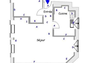 Appartement 3 pièces 980 €