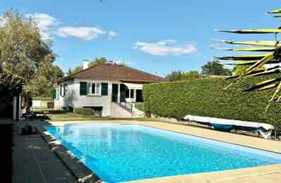 MOZAC – Maison de plain-pied 3 chambres/bureau – PISCINE – TERRAIN divisible de 2324 M² – Garages — photo du bien