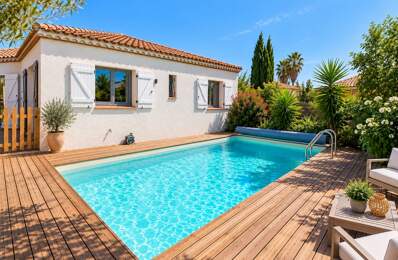 PORTIRAGNES- Villa 4 faces de plain-pied – 5 chambres, piscine et jardin intimiste — photo du bien