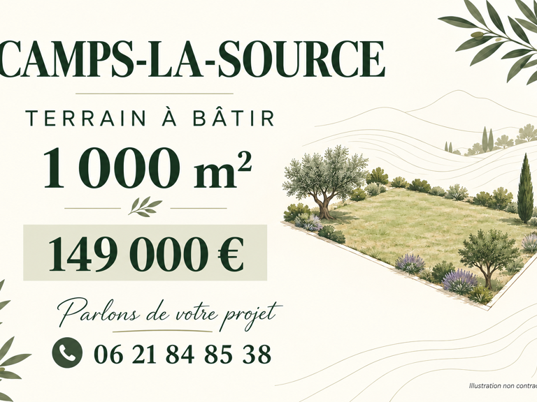 Terrain à construire  1000 m² — photo 1