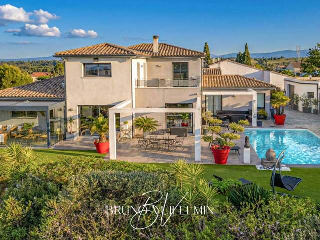 Villa d'Architecte avec Vue Panoramique ? Minervois, proche Narbonne — photo du bien