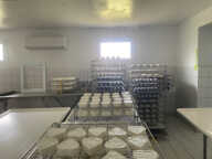 Murs et fonds de fromagerie artisanale spécialisée dans le f — photo 2
