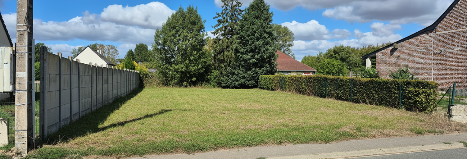 Terrain  1316 m² à vendre à Esclainvillers (80250)