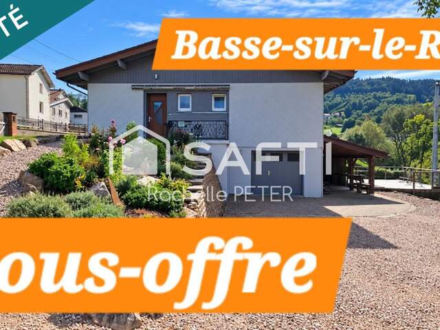 Vue montagne, plain-pied et grand terrain : un beau potentiel à révéler ! — photo du bien