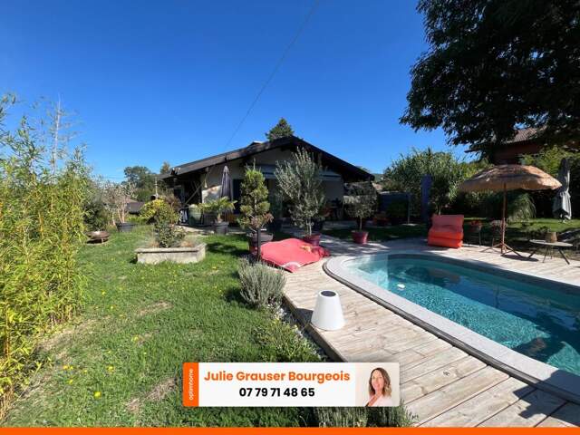 Maison individuelle rénovée avec piscine sur la commune de Perrignier — photo du bien