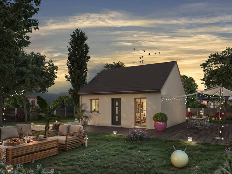 Projet de construction d'une maison évolutive avec terrain à SAINT-PIERRE-DU-PERRAY (91) — photo 1