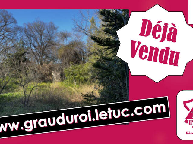 Terrain Calvisson 870 m2 — photo du bien