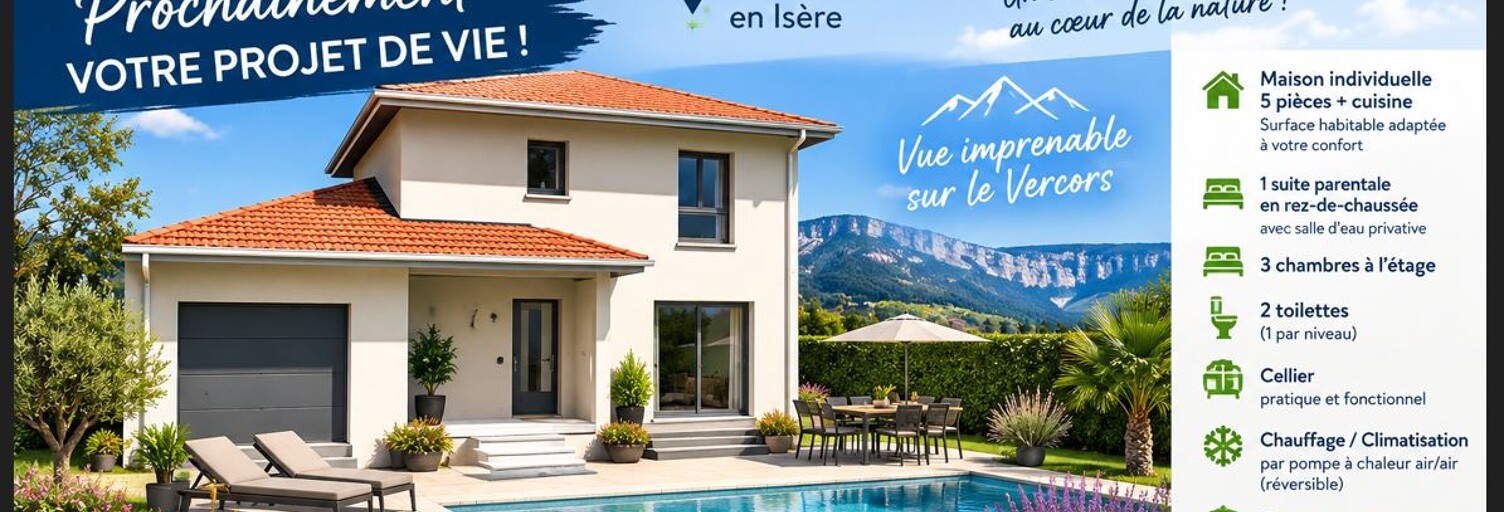 Maison  101 m² à vendre à Saint-Cassien (38500)