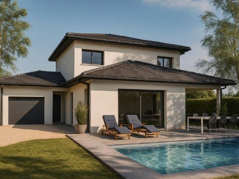 RIVES (38140) – Villa  118m² – 3 chambres + bureau – Garage 20 m² – Cadre campagne — photo 1
