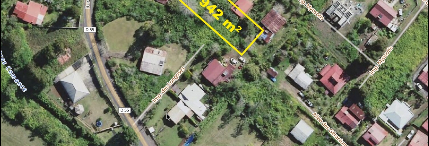 Terrain  942 m² à vendre à La Plaine-des-Palmistes (97431)