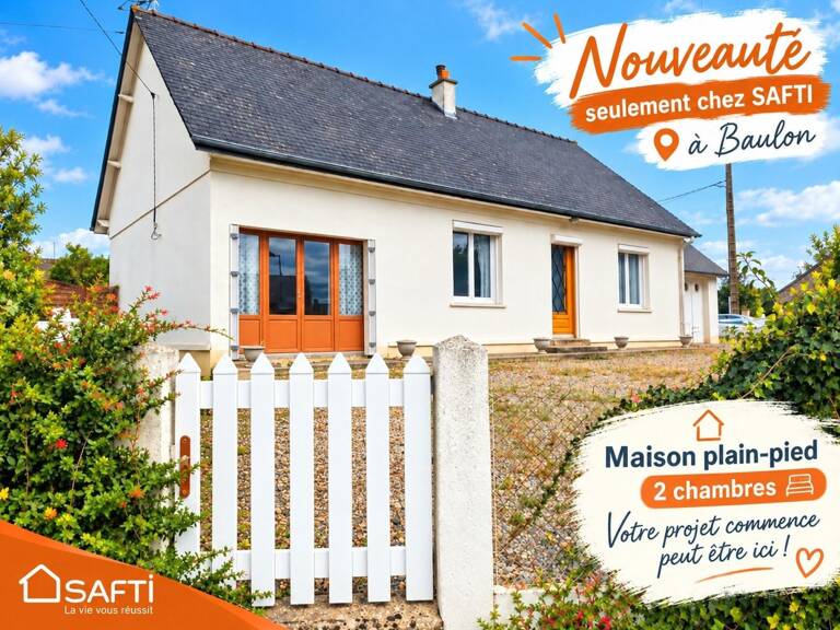 Maison plain-pied en centre bourg de Baulon — photo 1