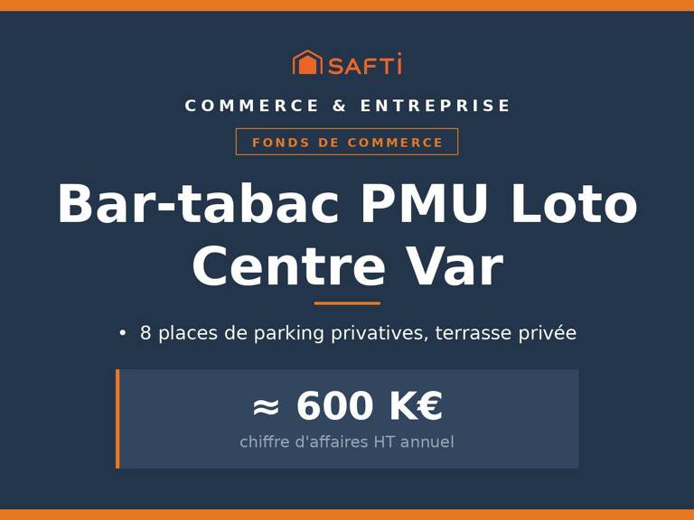 Bar-tabac PMU Loto, EBE retraité 290 K€ — photo 1
