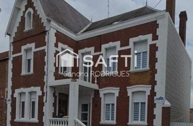 Maison Rénovée  semi Mitoyenne avec cave, 8 chambres 256m²  à la campagne Axe Saint-Quentin/Cambrai. — photo du bien