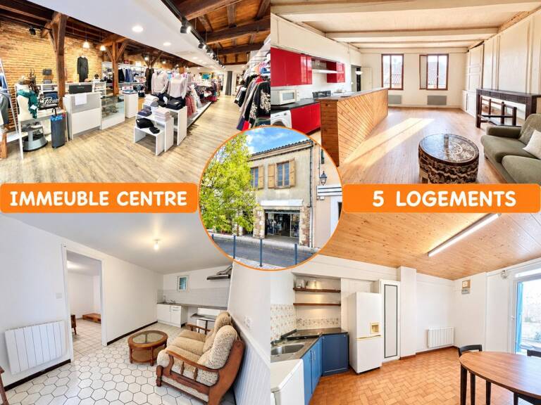 IMMEUBLE AVEC LOCAL COMMERCIAL ET 3 APPARTEMENTS — photo 1