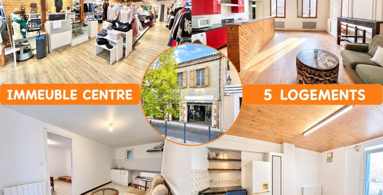 IMMEUBLE AVEC LOCAL COMMERCIAL ET 3 APPARTEMENTS — photo 1