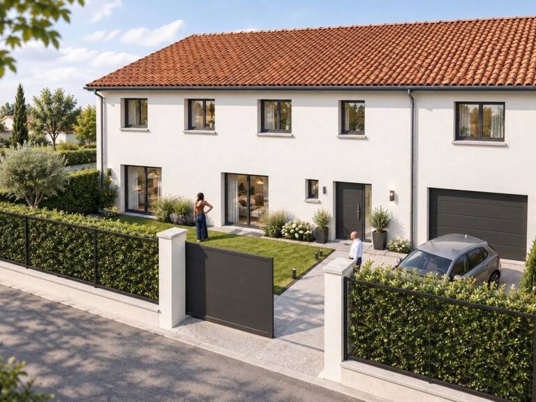 Terrain constructible - viabilisé + permis accordé — photo 1